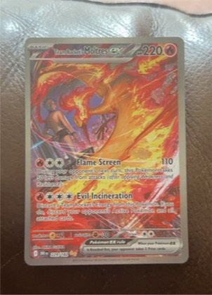 Team Rocket's Moltres ex, graded 9.5