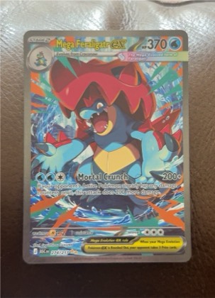 Mega Feraligatr ex, graded 10.0