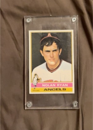 1976 Topps #330 Nolan Ryan, graded 7.5