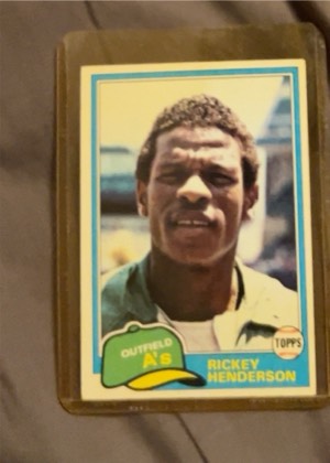 Rickey Henderson graded 7