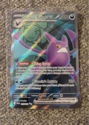 Team Rocket's Crobat ex, graded 5.0