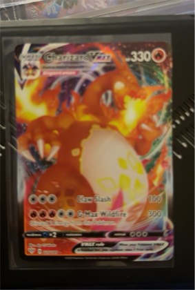 Charizard VMAX, graded 9.0