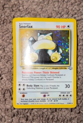 Snorlax (11), graded 2.5
