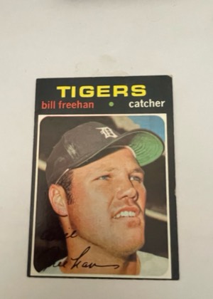 1971 Topps Bill Freehan, graded 7.0
