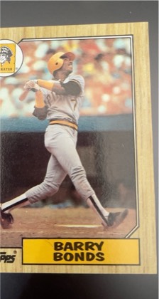 Barry Bonds, graded 8.0