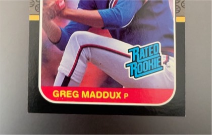 Greg Maddux, graded 8.0