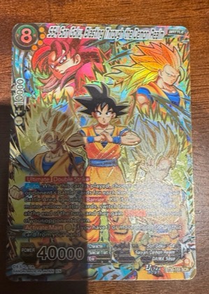 SS4 Son Goku, Blasting Through the Demon Realm, graded 9.0