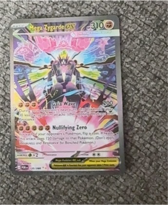Mega Zygarde ex - 124/088 graded 7