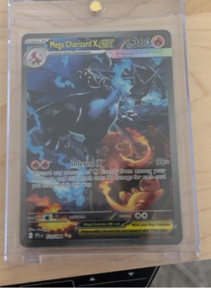Mega Charizard X ex, graded 9.0