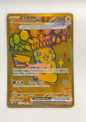 Pikachu ex, graded 8.5