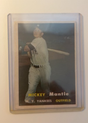 Mickey Mantle, graded 2.0