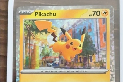 Pikachu, graded 3.5