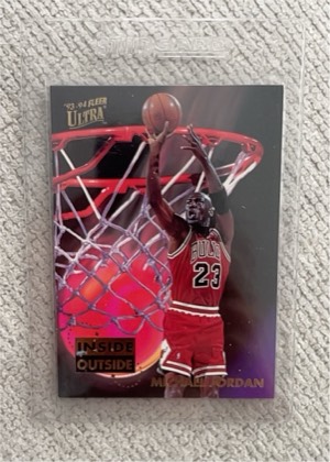 Michael Jordan Inside/Outside Insert, graded 7.5
