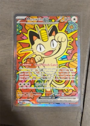 Meowth ex, graded 9.5