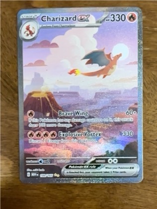Charizard ex - 199/165 graded 9
