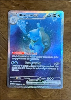 Blastoise ex, graded 9.5