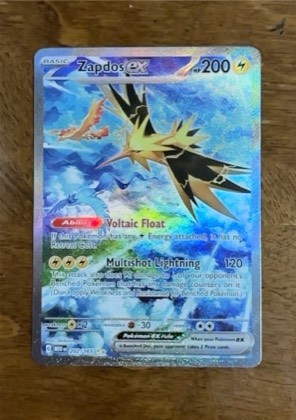 Zapdos ex - 202/165 graded 9