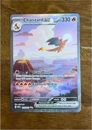 Charizard ex, graded 9.5