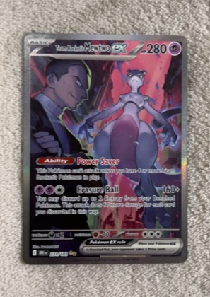 Team Rocket's Mewtwo ex, graded 9.0