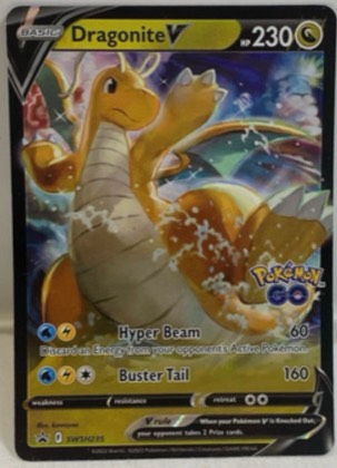 Dragonite V - SWSH235, graded 9.5