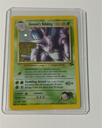 Giovanni's Nidoking, graded 5.0