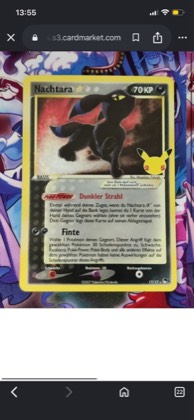 Umbreon Star, graded 7.0
