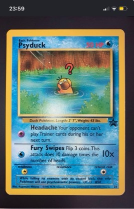 Psyduck, graded 9.5