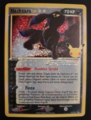 Umbreon Star graded 6 & below