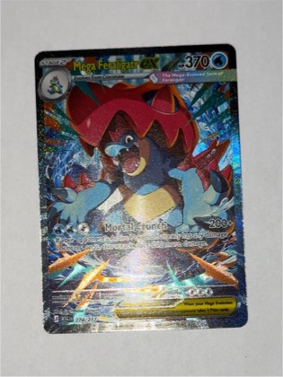 Mega Feraligatr EX, graded 9.5