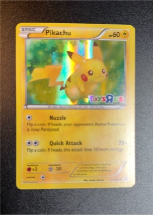 Pikachu, graded 7.5