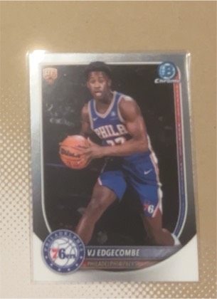VJ Edgecombe, graded 8.5