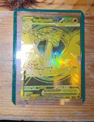 Mega Charizard X ex, graded 3.5