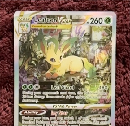 Leafeon VSTAR, graded 9.0