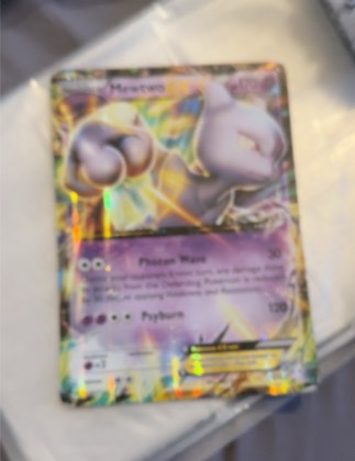 Mewtwo EX (61), graded 3.0