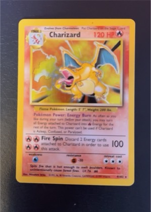 Charizard, graded 7.0