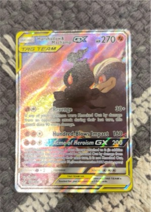 Marshadow & Machamp-GX, graded 6.0