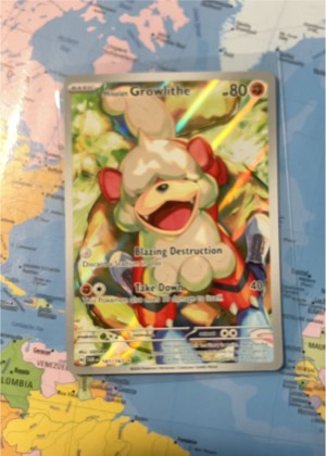 Hisuian Growlithe, graded 5.0