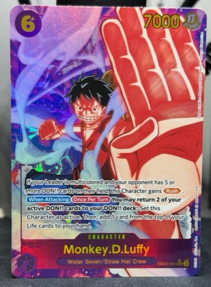 Monkey.D.Luffy, graded 7.5