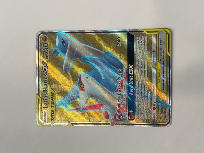 Latias & Latios GX (Full Art), graded 9.5