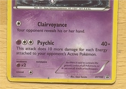 Mew - XY192, graded 4.0