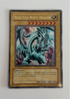 Blue-Eyes White Dragon, graded 3.5