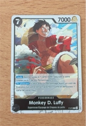 Monkey D. Luffy graded 9
