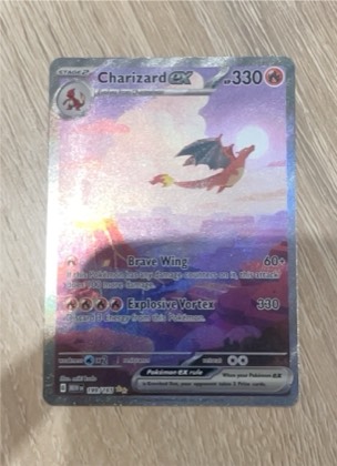 Charizard ex graded 8.5
