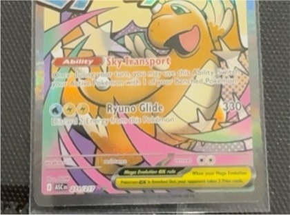 Dragonite ex, graded 2.5