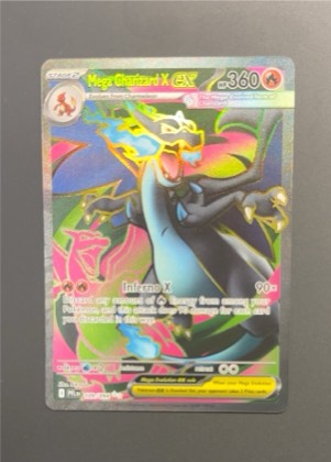 Mega Charizard X, graded 7.5