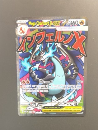 Mega Charizard X ex, graded 9.0