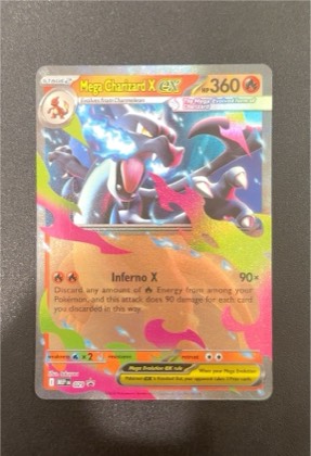 Mega Charizard X eX, graded 8.5