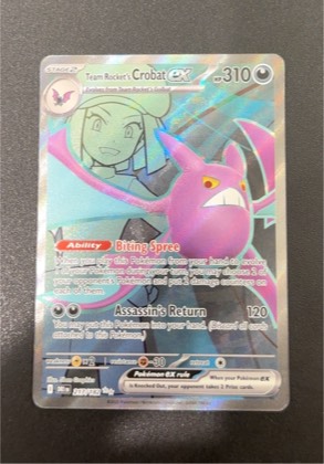 Team Rocket's Crobat ex, graded 9.0