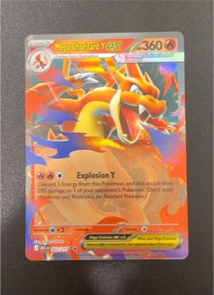 Mega Charizard Y eX, graded 7.5