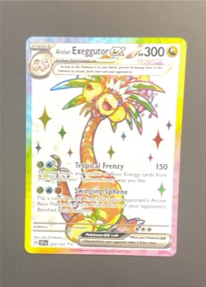 Alolan Exeggutor ex, graded 9.0